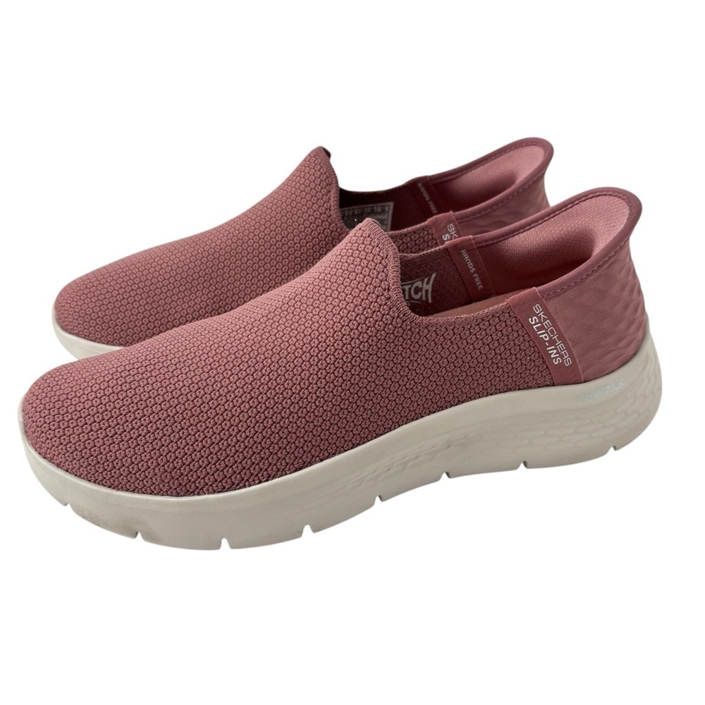 Skechers Women's Pink Hands Free Slip-ins Go Walk Flex Size 9 Sneakers NEW*